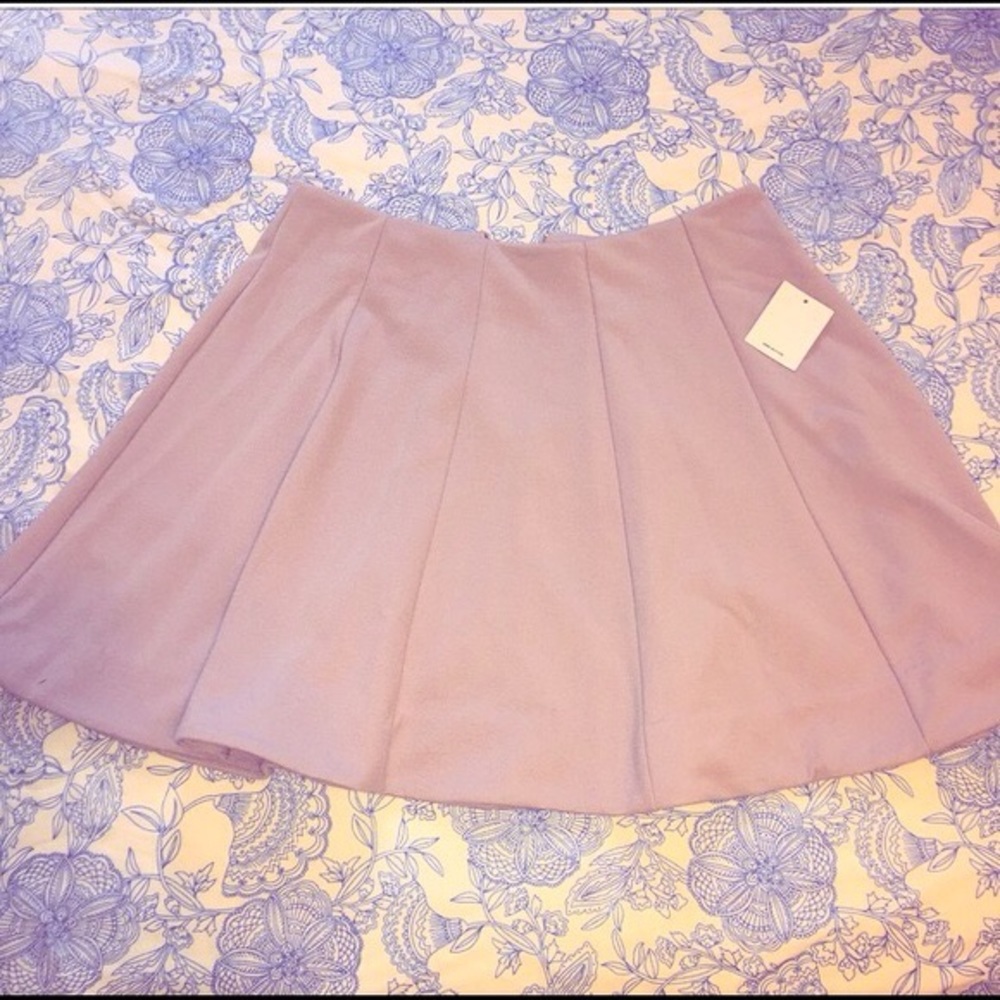 Net urban outfitters lilac skater skirt